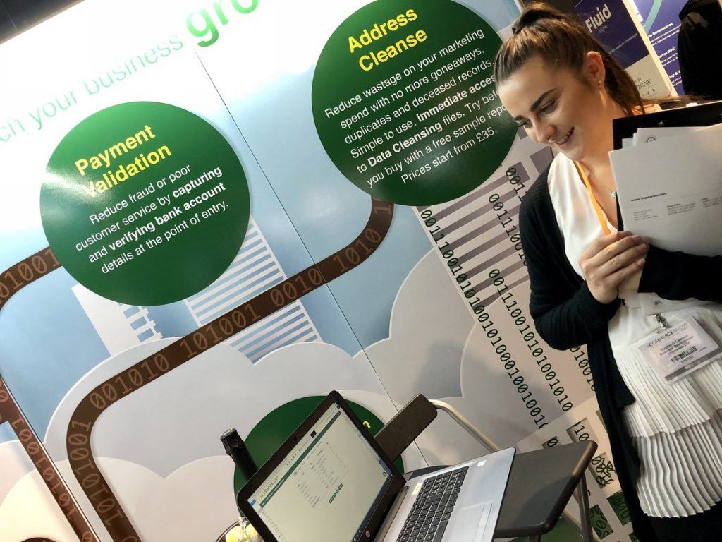 Sales graduate, Stephanie, at eCommerce Show North