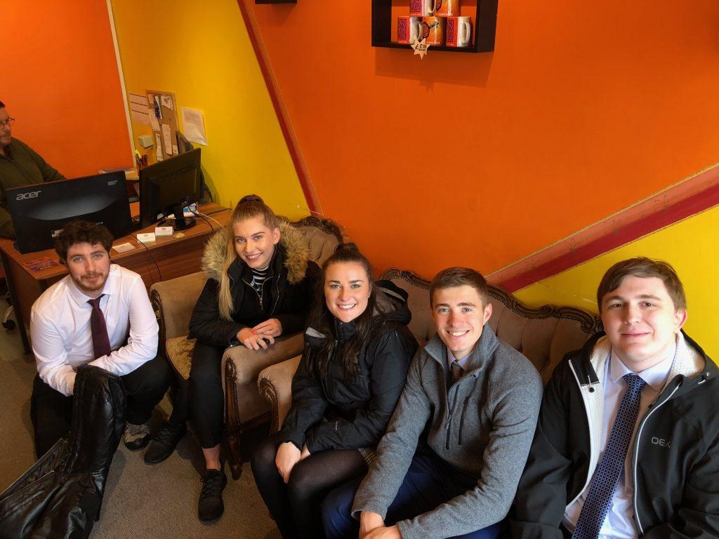 Hopewiser graduates in a high street escape room