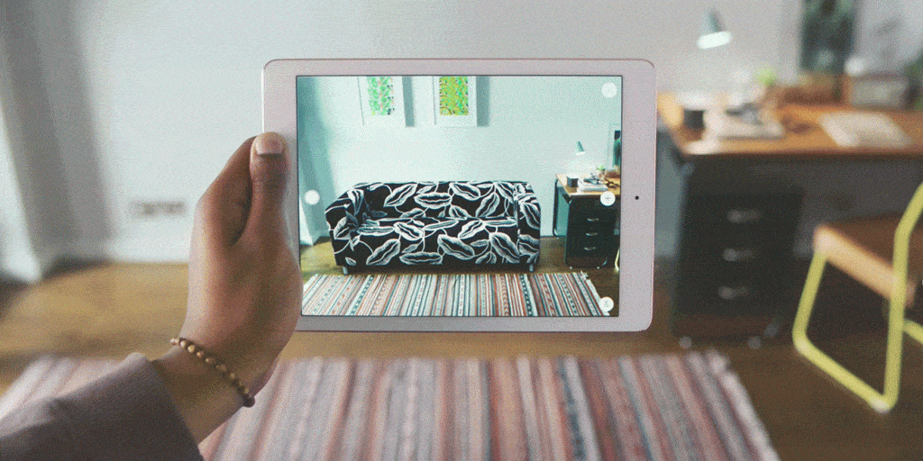 Ikea's augmented reality in app