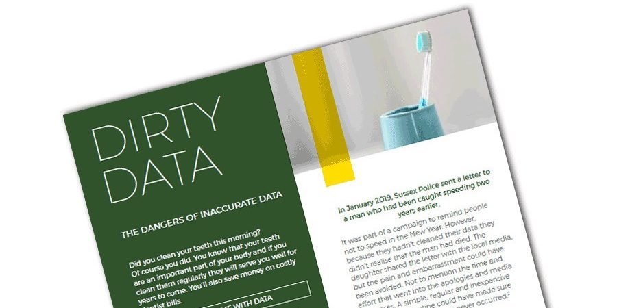 Free Guide: How Dirty Data Can Damage Your Organisation’s Reputation?